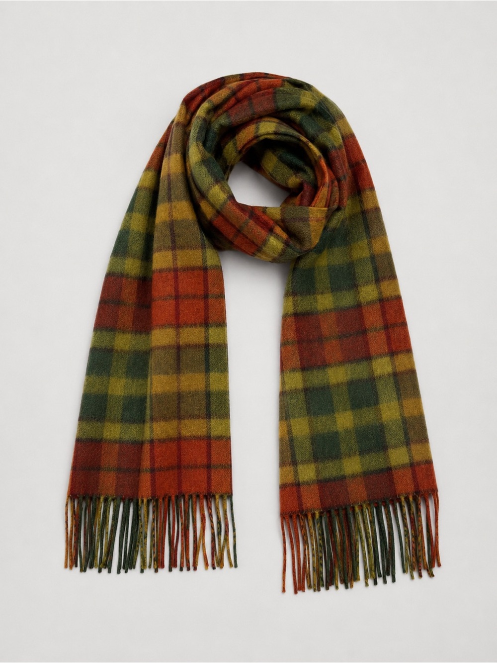 Nordstrom Cashmere Plaid Fall Soft Scarf